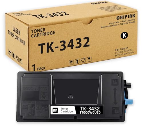 Image of TK-3432 TK3432 Toner Cartridge Compatible for Kyocera TK3432 1T0C0W0US0 Toner for ECOSYS PA5500x MA5500ifx Laser Printer (Black,1Pack)