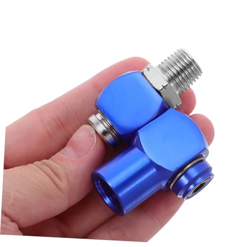 Conector giratorio de aire 1/4 NPT Toddmomy de aleación con acople rápido 4