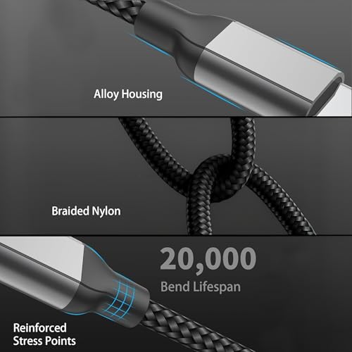 Short USB C to USB C Charger Cable Fast Charging 2 Pack 15CM 60w, Nylon Braided Short USBC to USBC Cable PD Fast Charge 0.5ft USB-C Charger Lead 15 CM for iPhone 17/16/15 iPad Samsung Power Bank