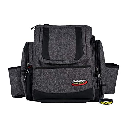 Innova Super HeroPack II Disc Golf Backpack – Holds 25+ Discs, Redesigned for Comfort - with Limited Edition Innova Stars Stamped Mini