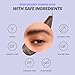 Wonderskin Wonder Blading Brow Stain & Go Masque - Long Lasting Eye Brow Tint, Transfer Proof and Smudge Proof Eyebrow Tint Stain (Dark Brunette)