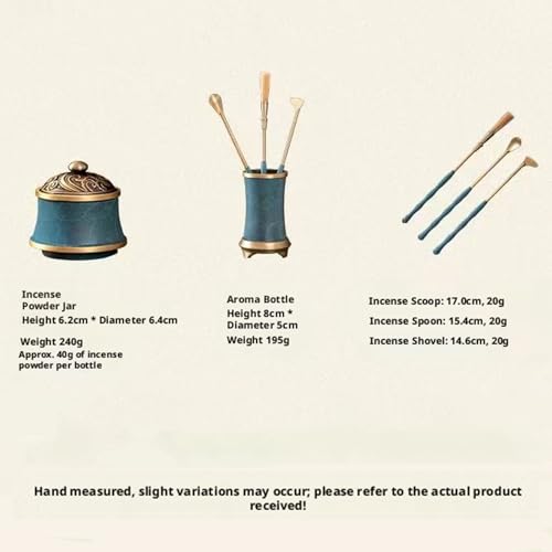Conos de incienso DIY con kit de herramientas de cobre de aromaterapia 7