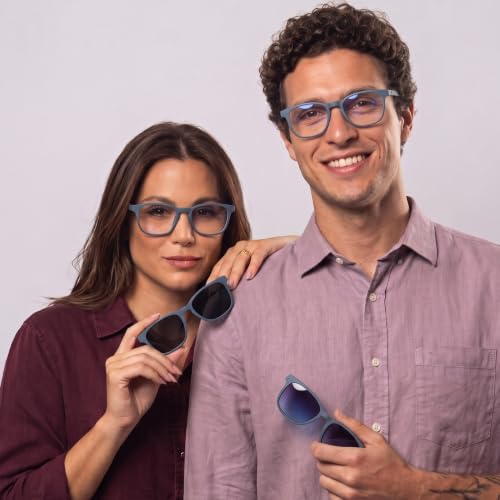 Image of 3-in-1 Magnetic Clip On Sunglasses for Men & Women