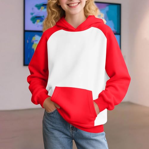 Cute Hoodies For Girls and Boys Kids Oversized Long Sleeve Sweatshirts Casual Comfy Pullover Tops With Pocket2
