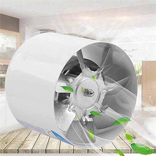 Jaquiain 4 Inch Inline Duct Fan Air Ventilator Metal Pipe Ventilation Mini Extractor Bathroom Wall Fan #TOP3
