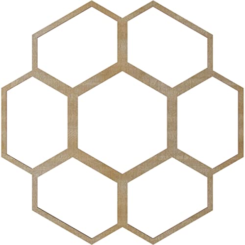 Image of Ekena Millwork 22 inchOD x 7 3 /4 inchID x 3 /8 inchT Florin Wood Fretwork Pierced Ceiling Medallion, Birch