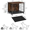 ALLOSWELL-Dog-Crate-Furniture-Indoor-Pet-Crate-End-Table-Wooden-Dog-Furniture-with-Removable-Tray-Decorative-Dog-Kennel-for-SmallMediumLarge-Dogs Indoor Pet Crate End Table