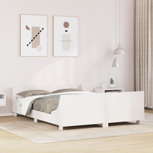Cabeceros de Cama 135 Madera Blanco Marca WSJHUHK