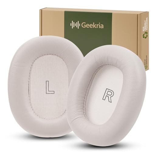 Geekria Elite Sheepskin Replacement Ear Pads for Bang & Olufsen Beoplay H95 (1266100) Headphones Ear Cushions, Repair Parts (Gold Tone)