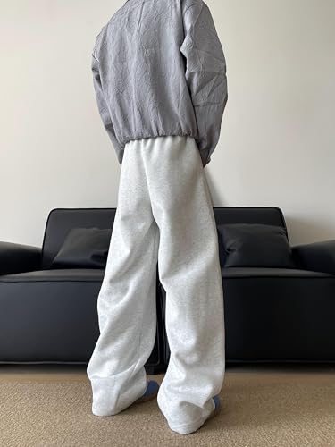 Image of dockstreet Men's /Unisex Open Bottom Drawstring Pure Cotton Stretchable Baggy Jogger Pants