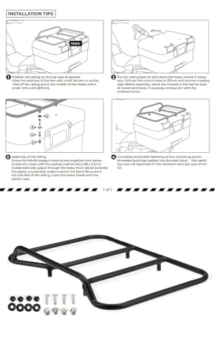 Rails de bagages Vario Case en acier avec ancrage rapide - 6