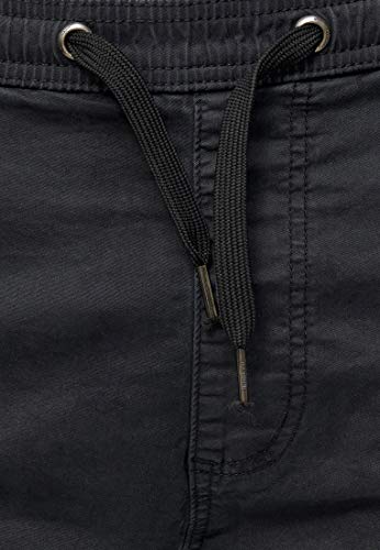 Indicode Hommes Broadwick Pantalon Cargo en Coton avec 6 Poches Black X-Large - Image 6