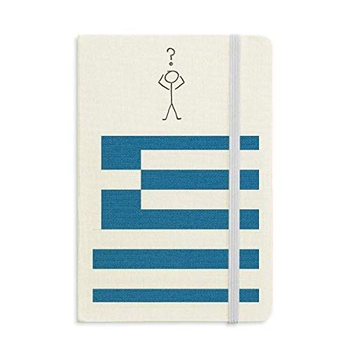 Cahier de questions Grèce pour structurer vos pensées et surmonter le manque d'organisation A5