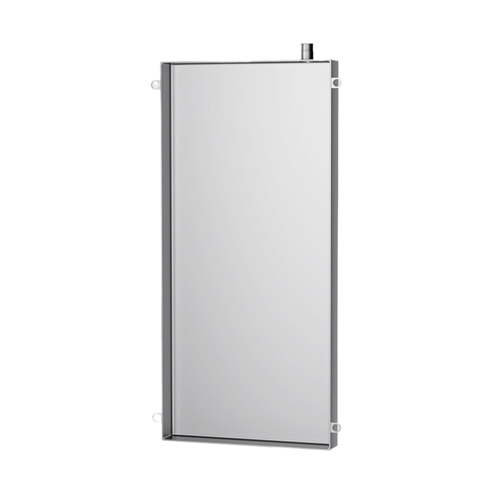 Acero Inoxidable 304 Bandeja Desague Aire Acondicionado, Proceso de Soldadura Láser Sin Costuras Bandeja de Goteo del, Bandeja de Recogida Agua Exterior(80 * 36cm)