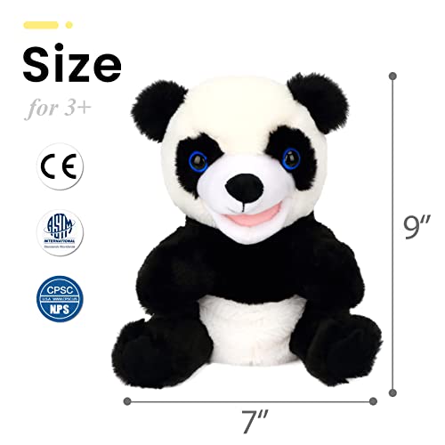 Easfan Panda Hand Puppet Plush Animal Toy With Movable Mouth For Role Play Storytelling Preschool Teaching Birthday Gifts For Kids Boys Girls thumb #5