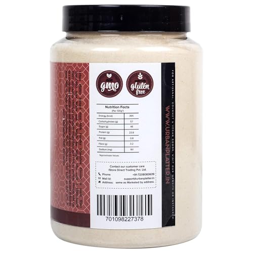 Image of Urban Platter Chocolate Soya Milk Powder, 500g  (Soy-Based Dairy Alternative | 25% Protein | Plant-Based | Non GMO)