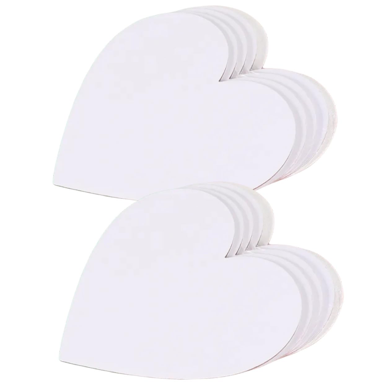 Paneles de dibujo de algodón en forma de corazón para óleo y acrílico pack de 10 lienzos