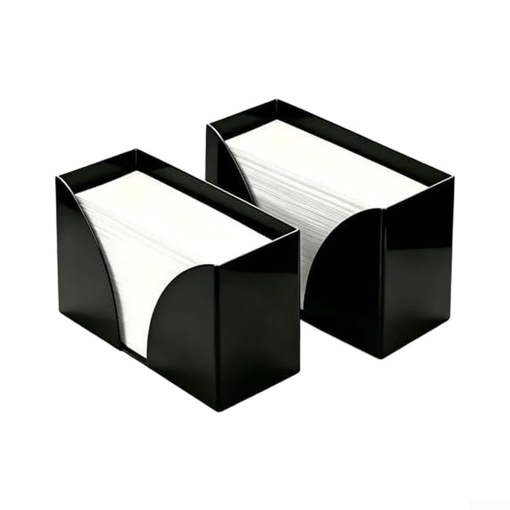 Dispensador de toallas de papel comercial para pared o mesa (transparente)