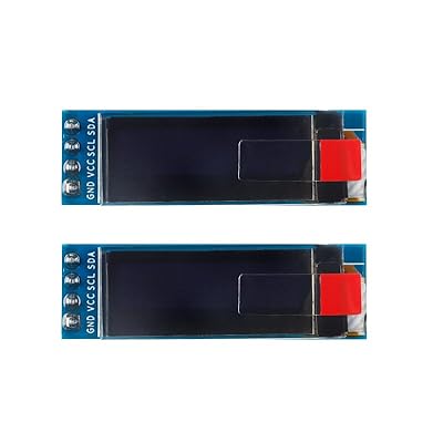 JESSINIE 0.91 Inch OLED Display Module I2C IIC Display 12832 128X32 SSD1306...