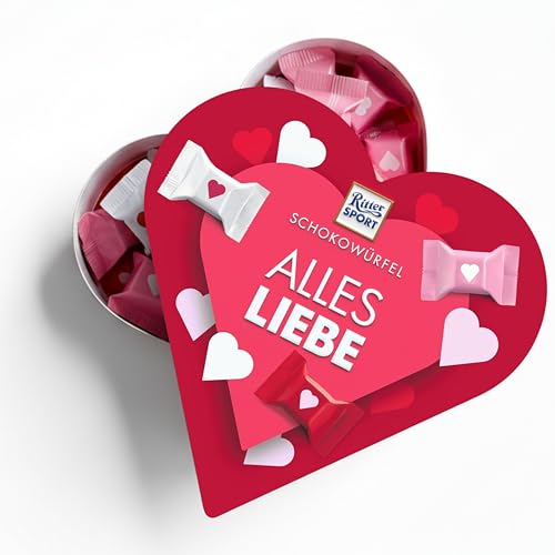 Ritter Sport čokoladne kocke srce mliječna čokolada s punjenjem