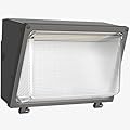 HYPERLITE LED Wall Pack Light: 120W 18000LM Glass Lens Wall Pack LED Exterior Light, Wall Pack Lights Outdoor LED Daylight 5000K for Area Yard Building Parking Lot Barn UL Listed