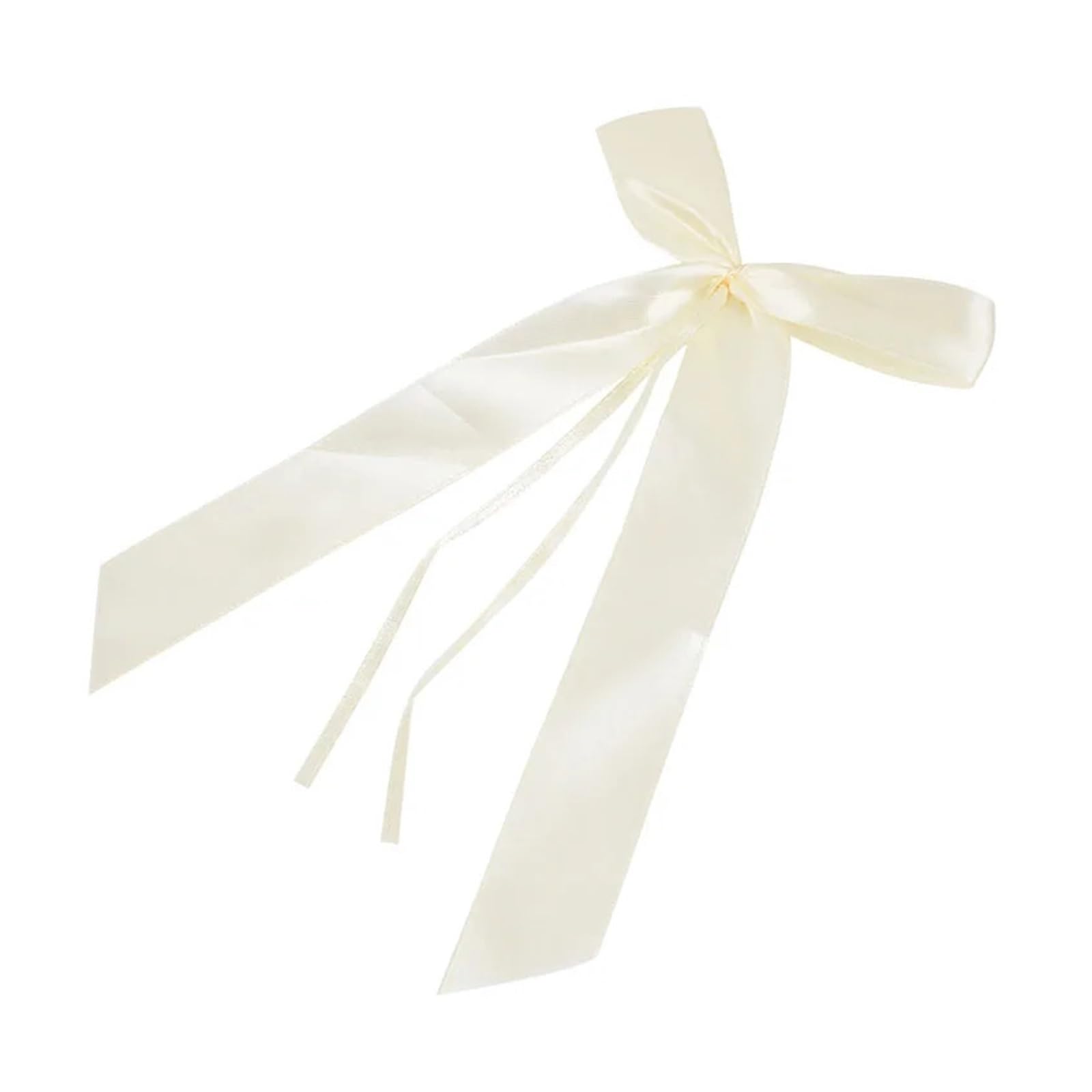 100 Pezzi Bianchi Fiocchi di Nastro for Auto da Matrimonio Confezione Regalo Artigianale Forniture for Feste Compleanno sedie for banchi Decorazione Fai Te per Casa(Beige)