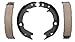 ACDelco Professional 17596B Bonded Rear Drum Brake Shoe Set