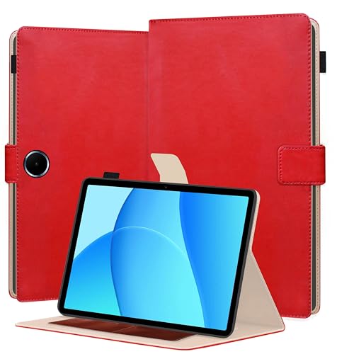 Image of TGK Flip Cover Case for Oppo Pad SE 11 inch Tablet with Stylus Holder (Red)