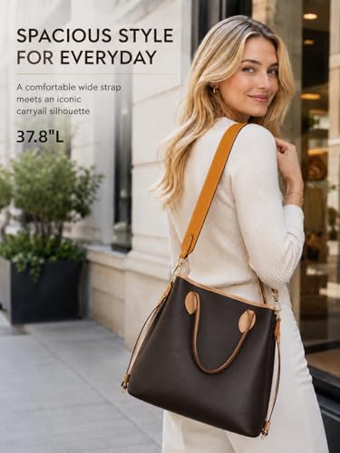 Image of Wide Vachetta Leather Replacement Bag Strap, Fits Neverfull PM /MM /GM Graceful and More