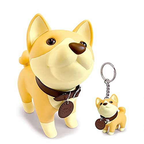 yangxu Cute Dog Bank, Shiba Inu Coin Bank Kids Toy Bank Doggy Puppy Piggy Bank for Girls Boys,Individuality Piggy Bank,Perfect Toy Gifts for Boys Girlsï¼ˆGift: Cute Dog Keychainï¼‰