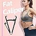 BCOATH Fat Caliper Kit 2pcs Measure Device Simple Design for Ages for Fitness Enthusiasts