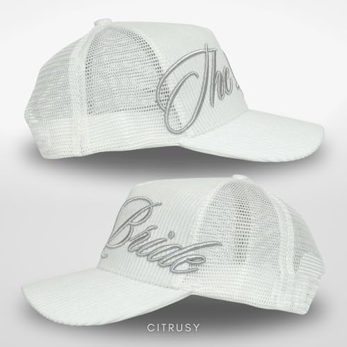 Image of Vintage Faith & Forever Trucker Hat | Men & Women | Christian Cross Jesus Hats | Bachelorette Bride Hat | Cotton | Snapback
