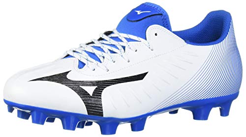 Mizuno Unisex Rebula III Select Soccer Shoe, White-Directoire Blue, 10.5 US Men