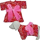 【日本製 浴衣 赤＊金魚】 夏 犬用 ゆかた ペット用 インスタ 夏用 浴衣 犬 服 祭 かわいい かっこいいい TENNY ボタン おしゃれ dog yukata japan 映え おみやげ プレゼント 夏祭り 花火 小型犬 チワワ トイプードル (Ｍサイズ)