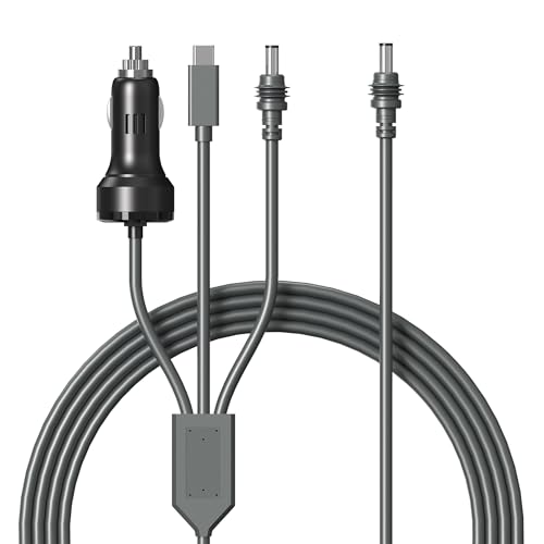 Image of Hugener 3 in 1 Starlink Mini Cable 10FT / 3M, High-Speed USB C /Car Charger /DC to DC Replacement Cable for Starlink Mini Power, Waterproof Extension Power Cable Accessories