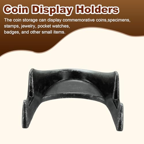 Soporte para monedas PATIKIL, 3 piezas color plata oscura miniatura 3