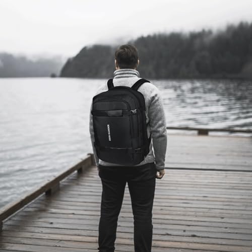 Image of DEIN KLEIDER Apex Weekender Traveller 40 Litres Anti Theft 15.6 Inch Smart Tech Laptop Backpack with 100% Waterproof fabric USB Charging Port and Anti Theft Pocket for Men Women Boys Girls