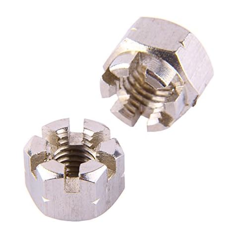 Kronenmuttern M30 DIN 935 Edelstahl A2 (10 Stück) - Sicherungsmuttern Cover