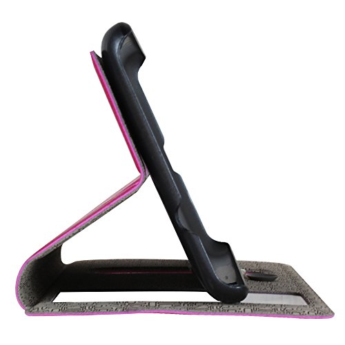 Image of Heartly GoldSand Sparkle Luxury PU Leather Window Flip Stand Back Case Cover for Coolpad Note 3 / Coolpad Note 3 Plus - Cute Pink