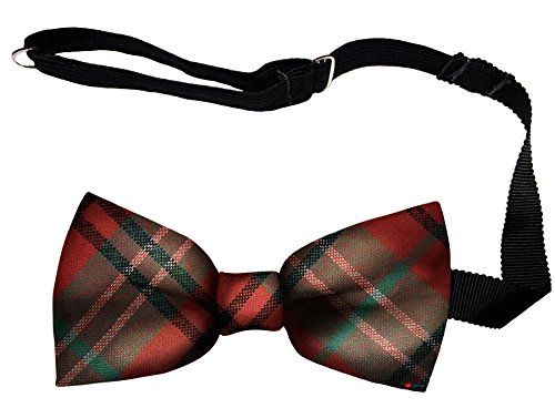 Noeud papillon homme en laine écossaise Morrison Red Tartan I LUV LTD