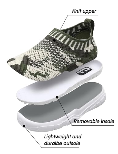 Image of JOINFREE Toddler Boys Girls Sneaker Slip On Shoes Kids Lightweight Breathable Walking Shoes
