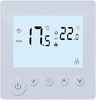 LAOSHE Temperature Conter LCD Backlight Display Week Time Indoor Temperature Display Target Temperature Setting Manual Timing Energy Saving Modes