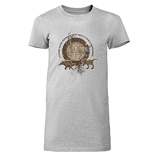 Curse Your Sudden But Inevitable Betrayal T-shirt Kvinnor Grå Klänning Lång Rund Nacke Lättvikts Kortärmad Men's Grey Crew Neck Short Sleeves