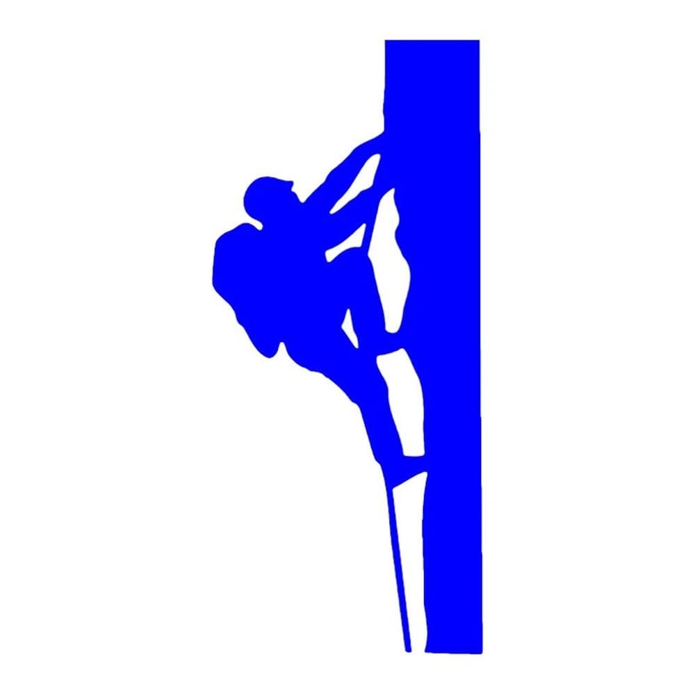Auto Accessory Climbing Car Sticker Vinyl Decal Car Auto Stickers for Bumper Rear Window(Blue)