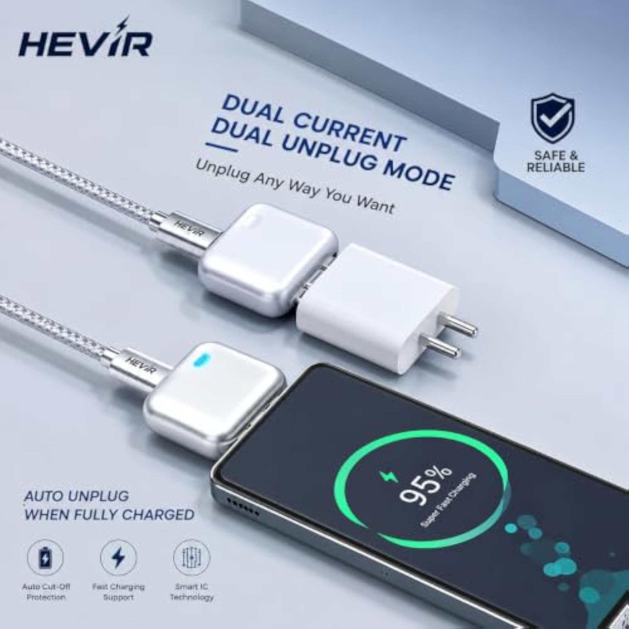 Smart Auto Disconnect USB C Charger Adapter