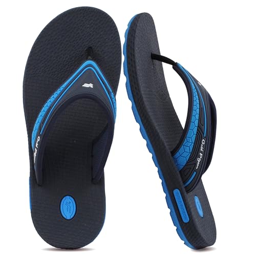 Gold Pigeon Shoes SIMPLUS Yoga Mat Flip Flops Lightweight Waterproof Non-Slip Flat Sandals for Men Size 8.5-9, Women 10-10.5 * 8502 Blue -41