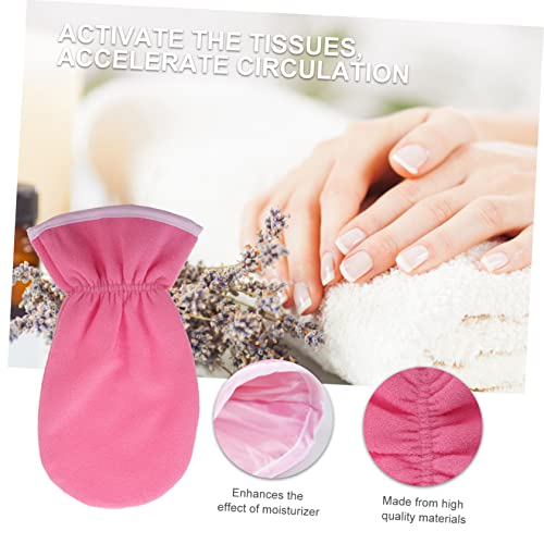 Adocarn 4Pcs Essential Oil Gloves Sock Booties For Women Mittens Women Dry Hands Gloves Paraffin Bath For Feet Spa Wax Gloves Wax Glove And Bootie Paraffin Bath Mitt Heating Work #TOP3