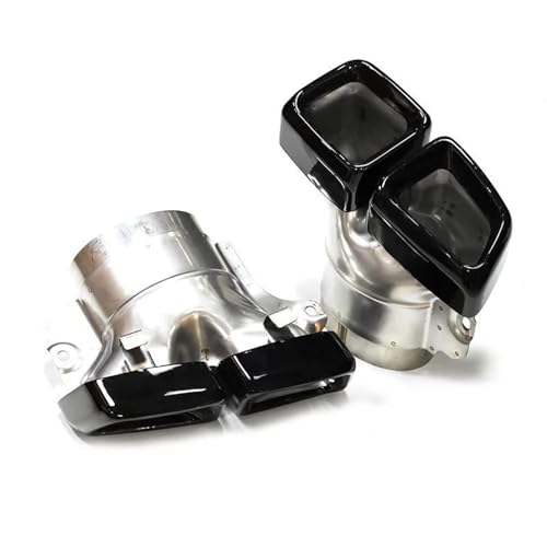 Embouts d'échappement Mercedes ML63 AMG W166 en acier inoxydable noir