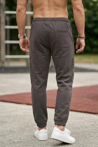 Image of Veirdo 100% Pure Cotton Regular Fit Mid Rise 2 Pocket Trackpants for Men (Available in Black, Brown, Navy, Olive, Eiffel Tower Colors)