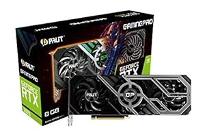 Palit GeForce RTX 3070 GamingPro 8GB GDDR6 Ray-Tracing Grafikkarte, 5888 Core, 1500MHz GPU, 1725 Boost, 3X DisplayPort, HDMI, TurboFan 3.0